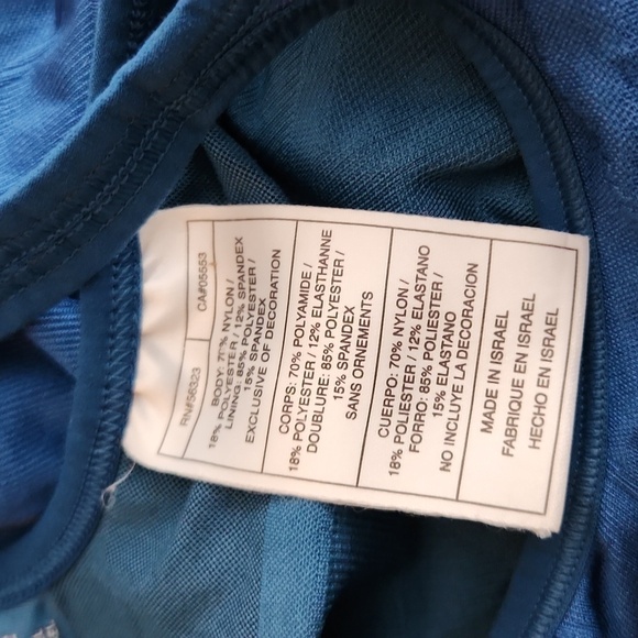 Nike Womens Fit Dry Racerback tank top Blue size XS 0-2 Athletic Shirt Running - Picture 8 of 9